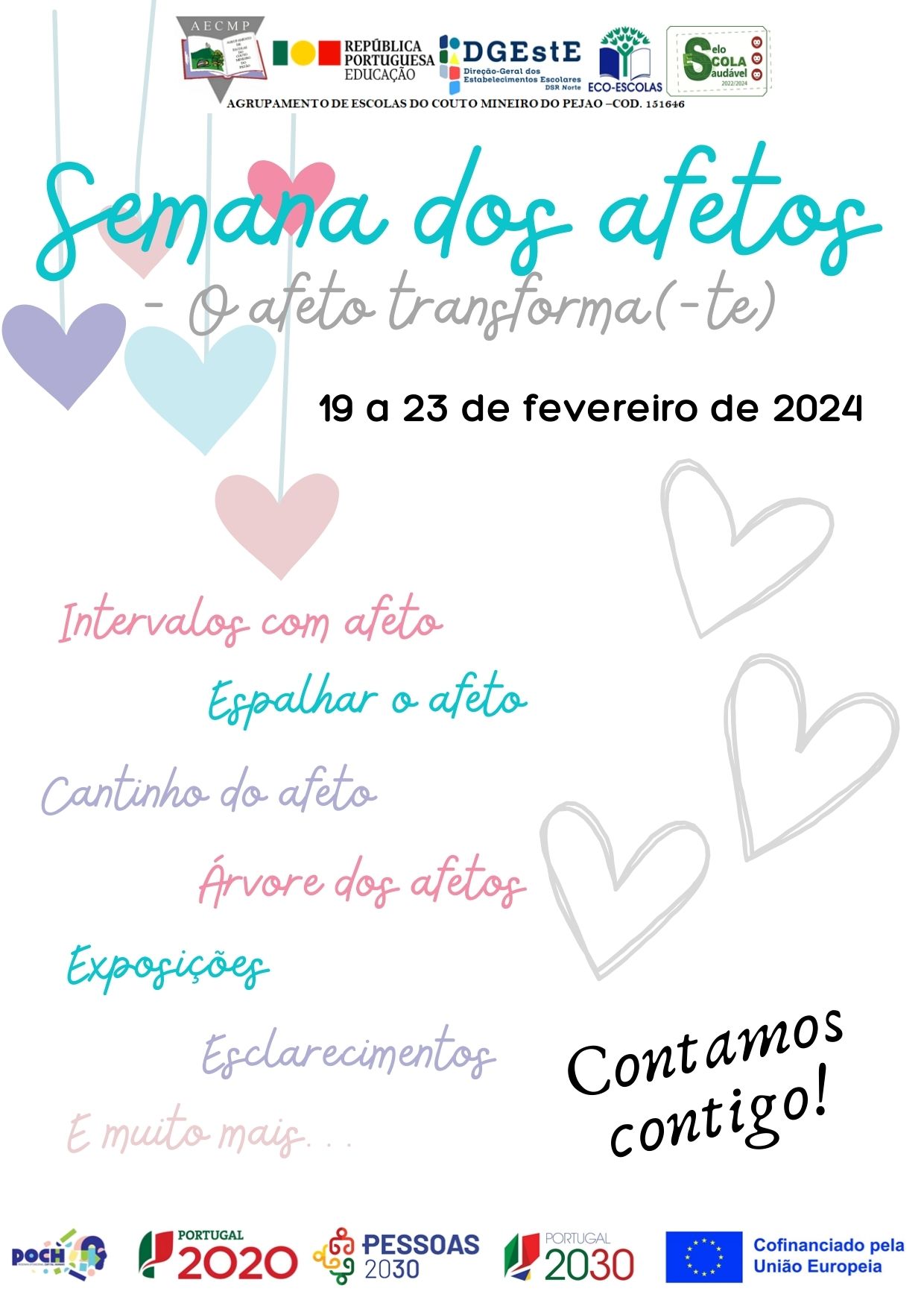 cartaz semana dos afetos