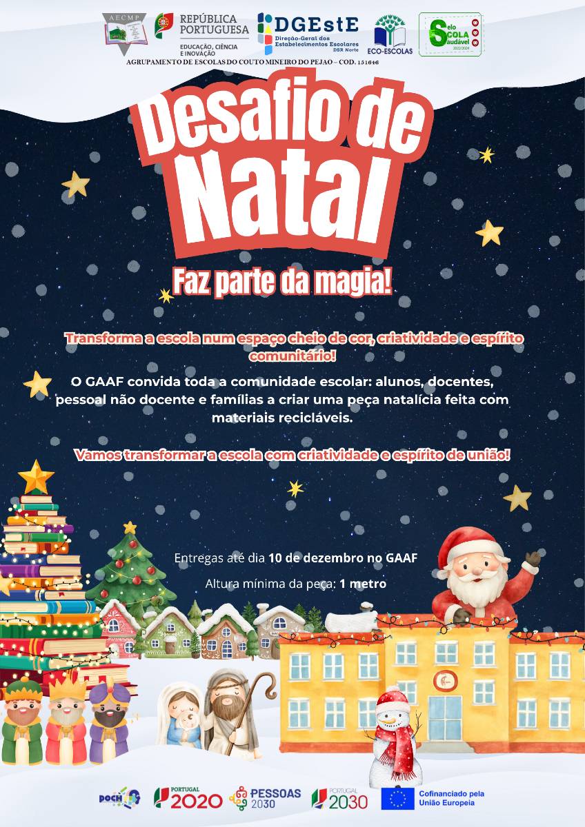 cartaz desafio de natal