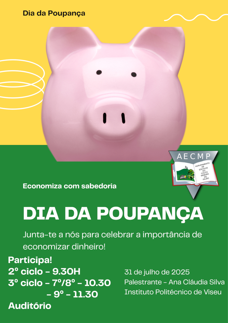 cartaz dia poupanca